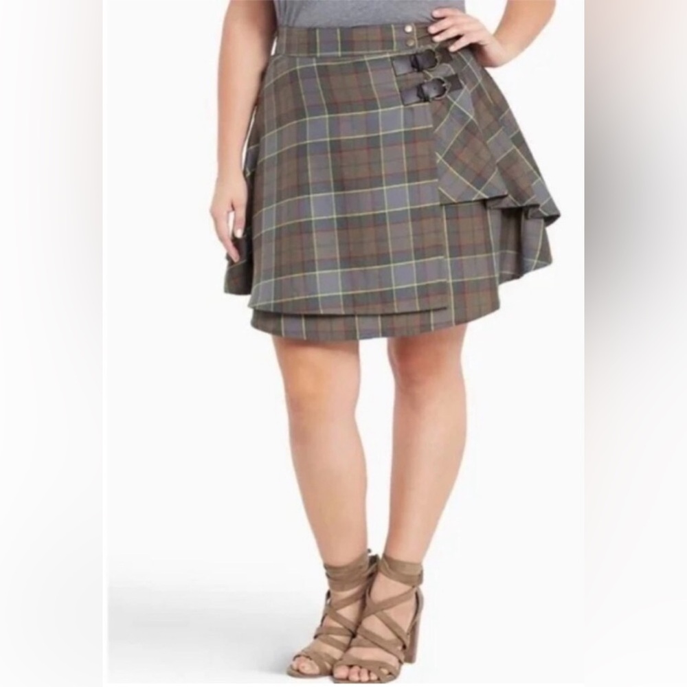Torrid Exclusive Outlander Collection Plaid Kilt Skirt - Fraser Clan Tartan
